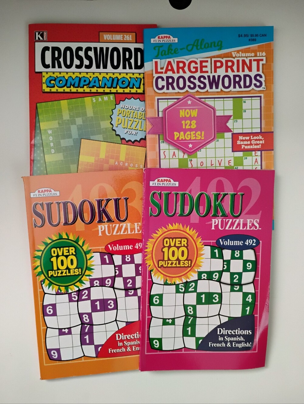 Sudoku & Crossword Puzzle Books
